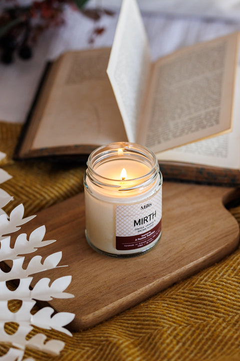 MIRTH - SOY WAX SCENTED CANDLE